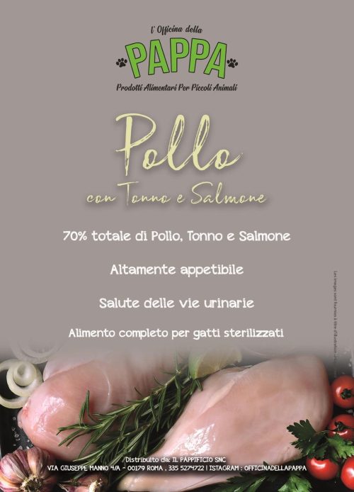 Croccantini Pollo con Tonno e Salmone